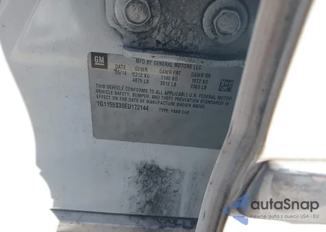 2014 Chevrolet Impala 2Lz z USA, uszkodzony, nr VIN 1G1155S30EU172144